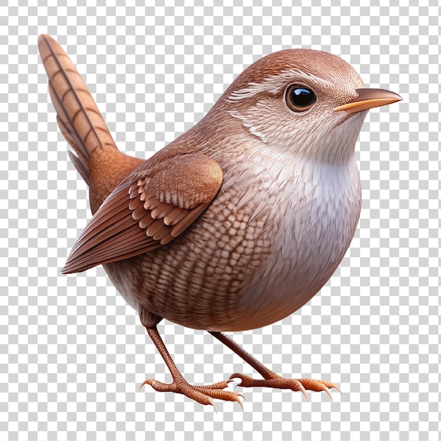 PSD bird isolated on transparent background