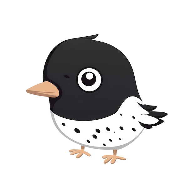 Bird kawaii sticker png transparent file