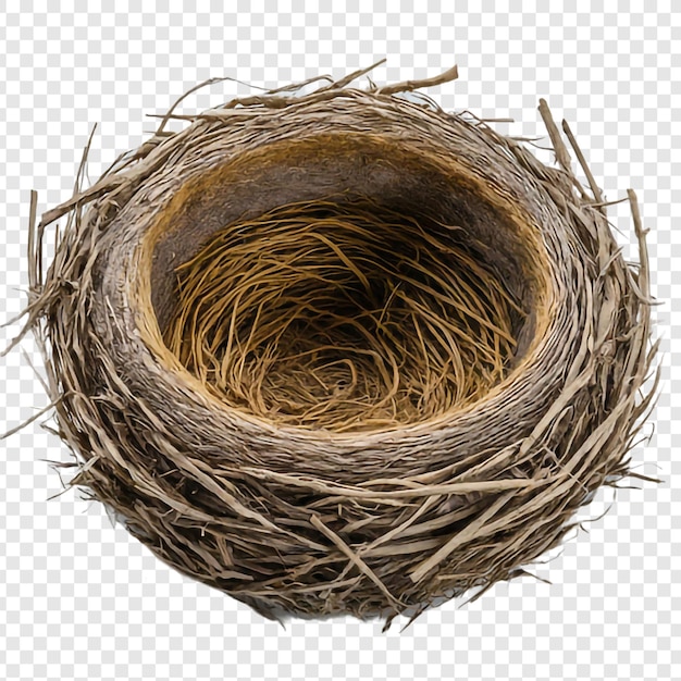 PSD bird nest png isolated on transparent background premium psd
