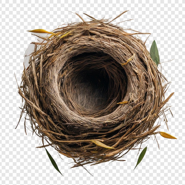 PSD bird nest png isolato su sfondo trasparente premium psd