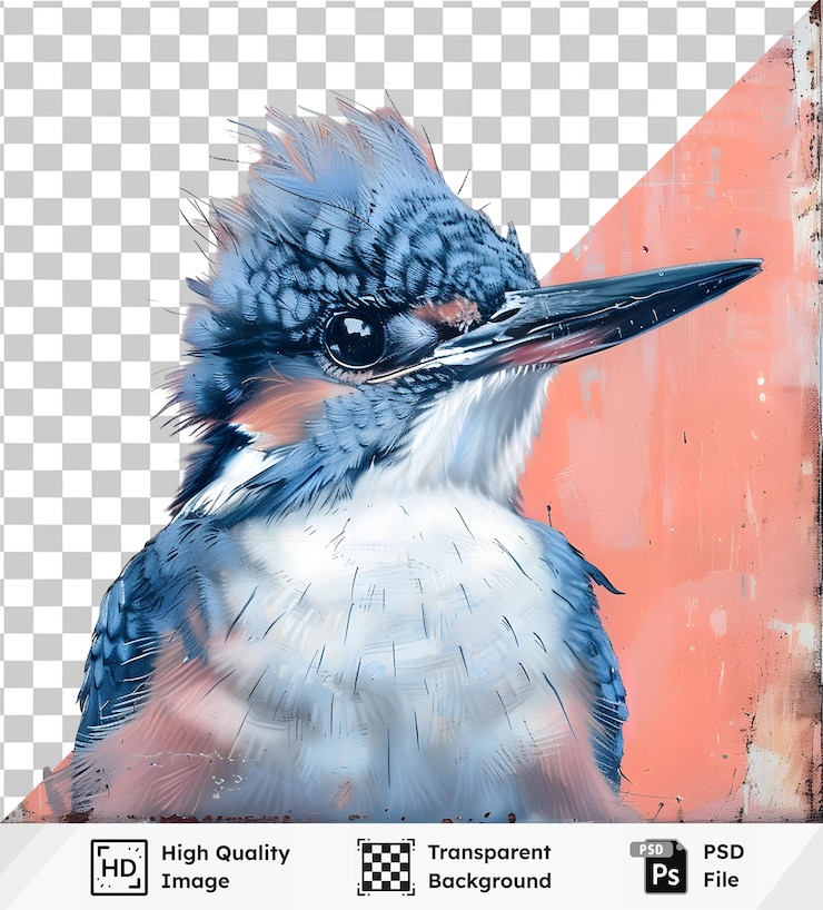PSD bird poses with transparent background