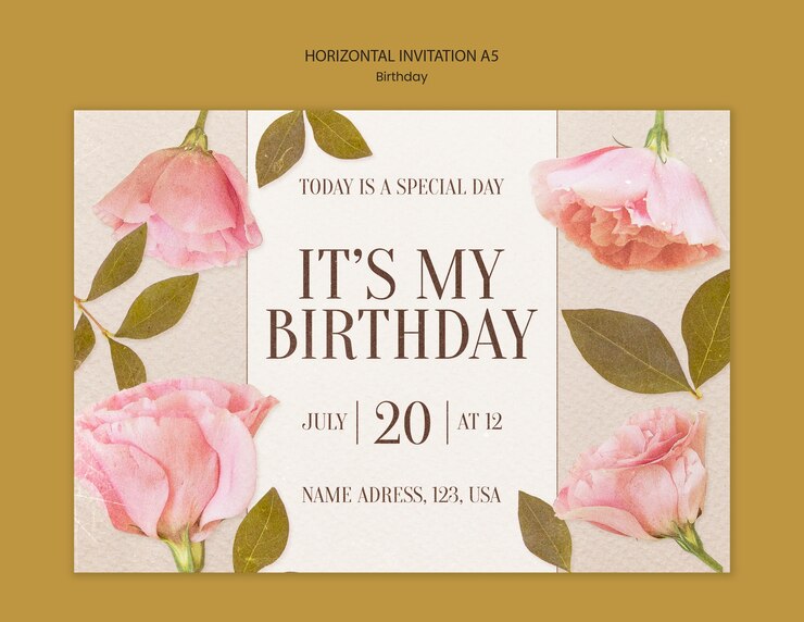 PSD 生日慶祝模板