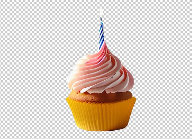 誕生日カップケーキ