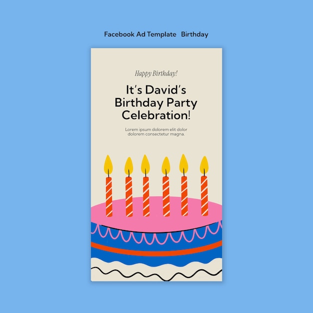 Birthday  template design