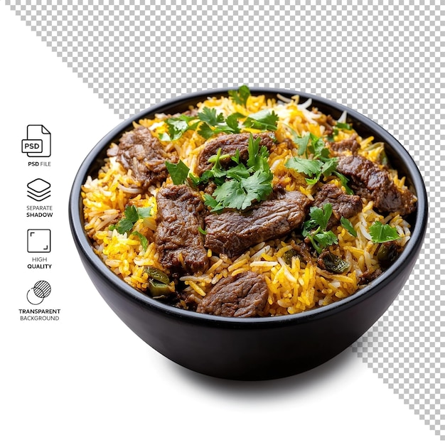 пища biryani изолирована без фона