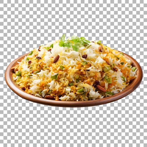 PSD biryani on transparent background