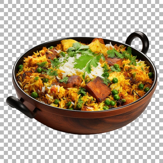 PSD biryani on transparent background