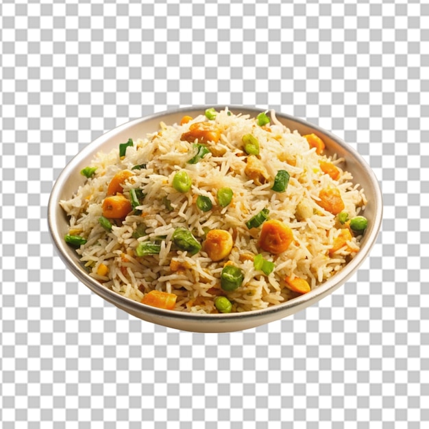 Biryani on whitebackground