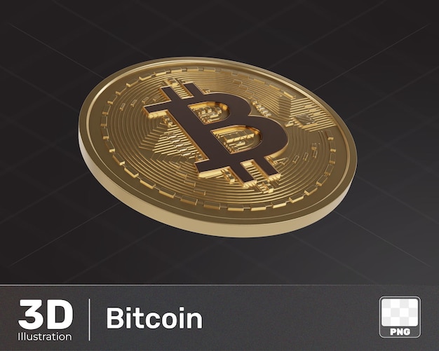 Bitcoin 3d Render