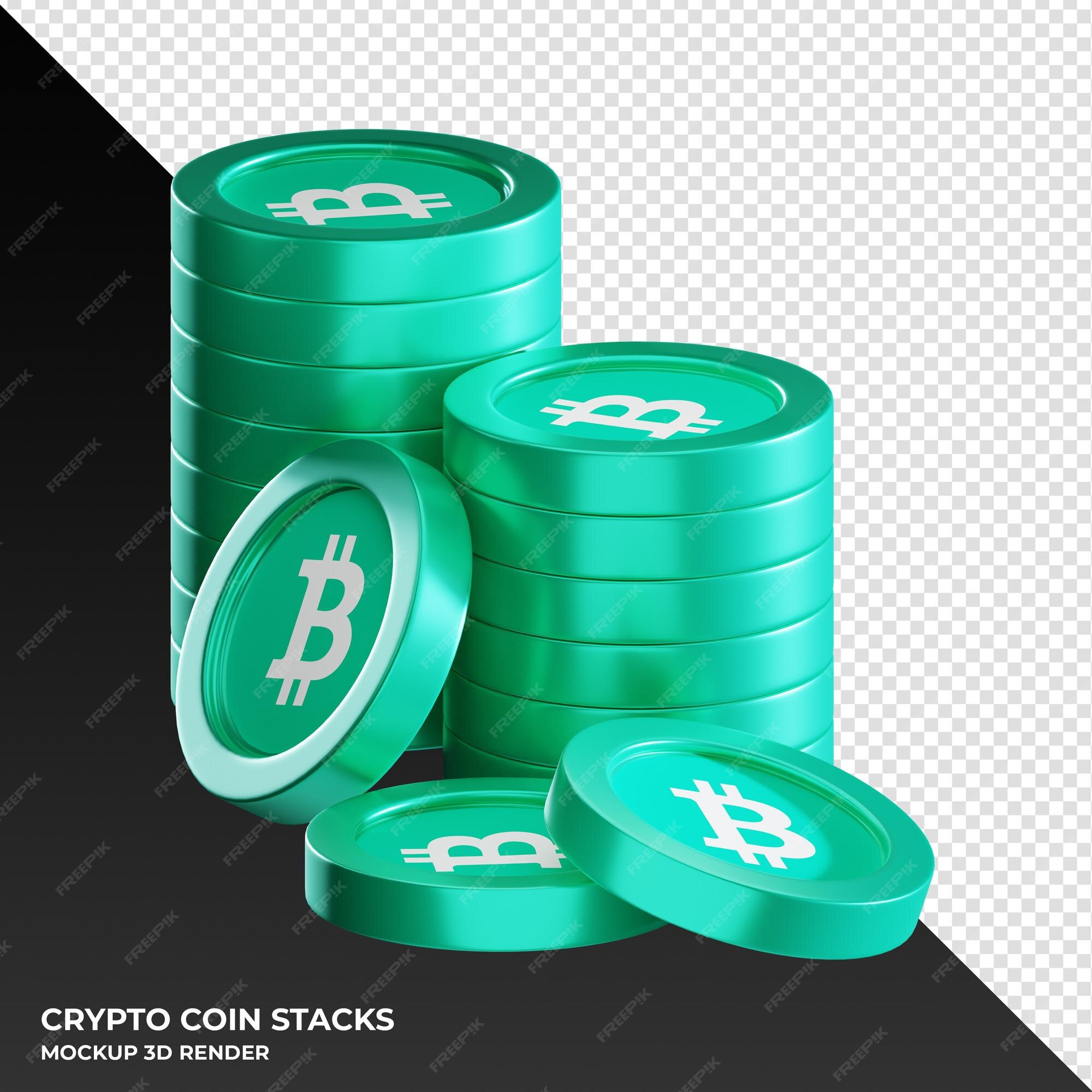 Bitcoin Cash BCH coin stacks cryptocurrency. 3D render illustration  21627702 PNG