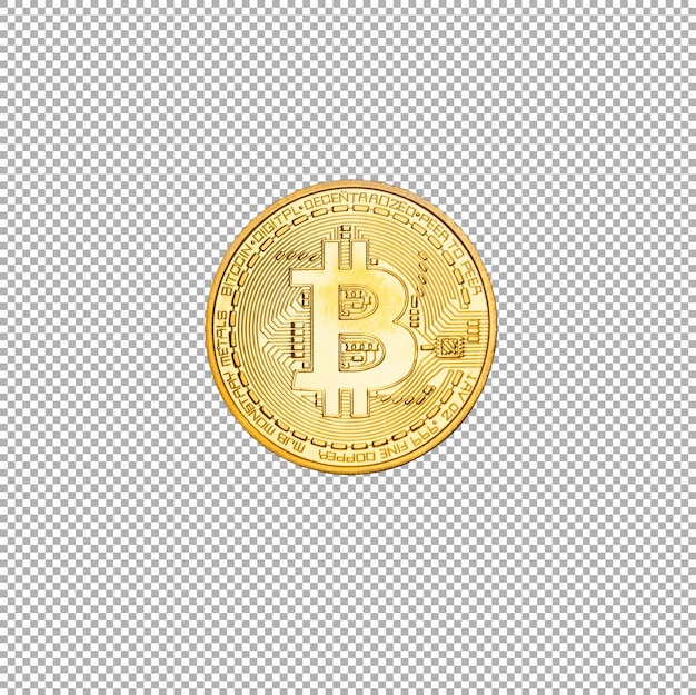 Bitcoin coin crypto money isolated