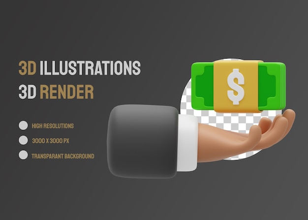 Biznesowa Ilustracja Renderowania 3d