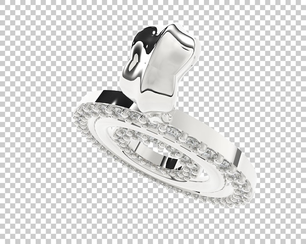 biżuteria odizolowana na tle ilustracja renderingu 3D