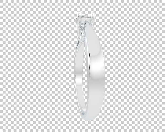 PSD biżuteria odizolowana na tle ilustracja renderingu 3d