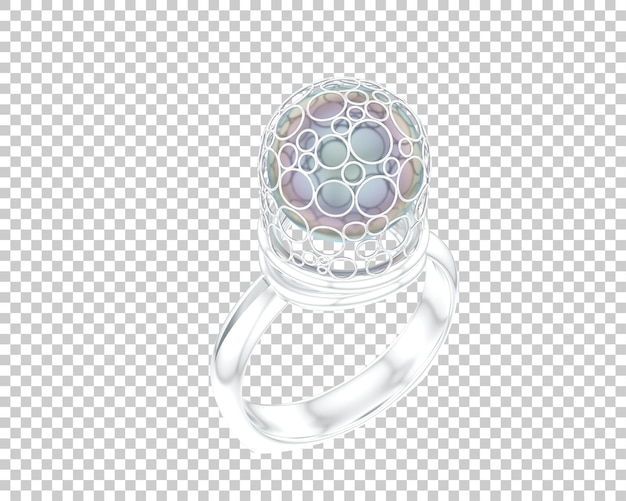 PSD biżuteria odizolowana na tle ilustracja renderingu 3d