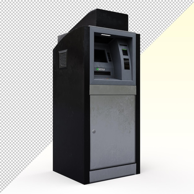 black atm isolated