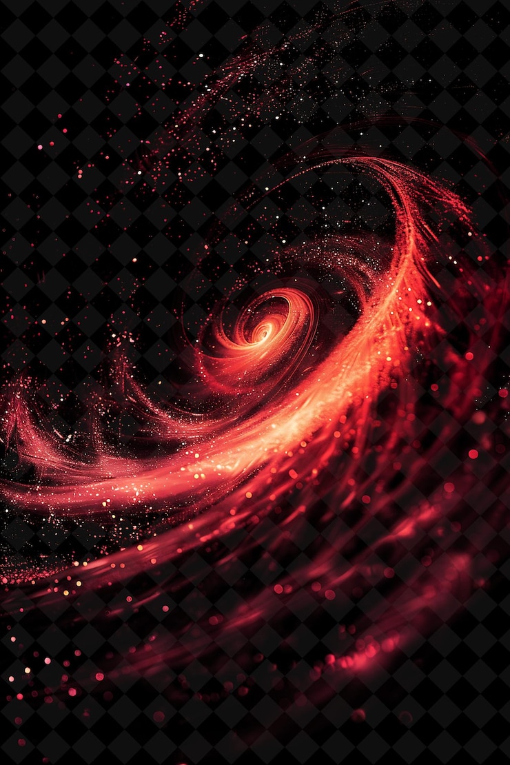 PSD a black background with a spiral design in the middle