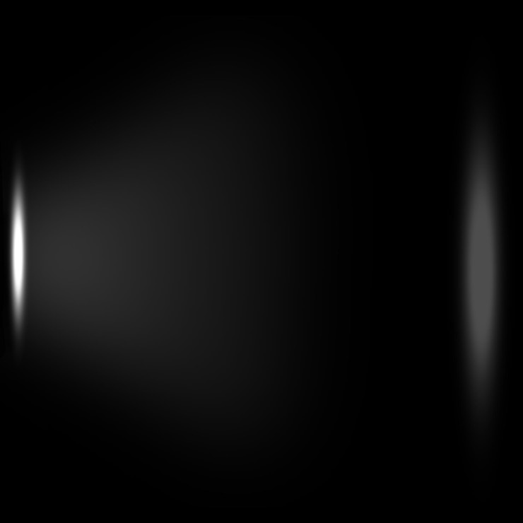 PSD black background with white light beam spotlight
