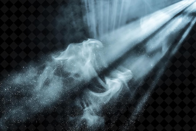 A black background with a white smoke in the middle