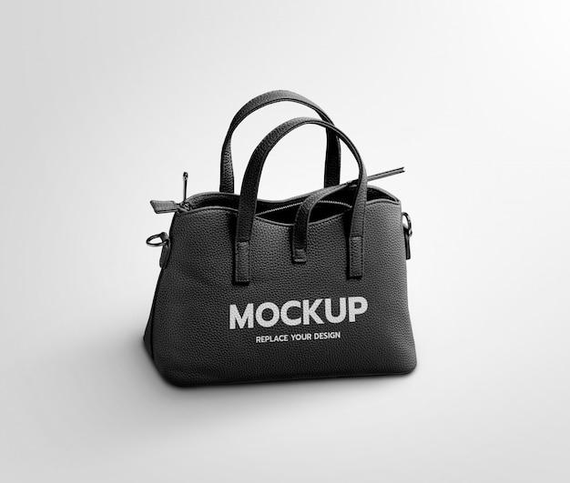 PSD black bag mockup