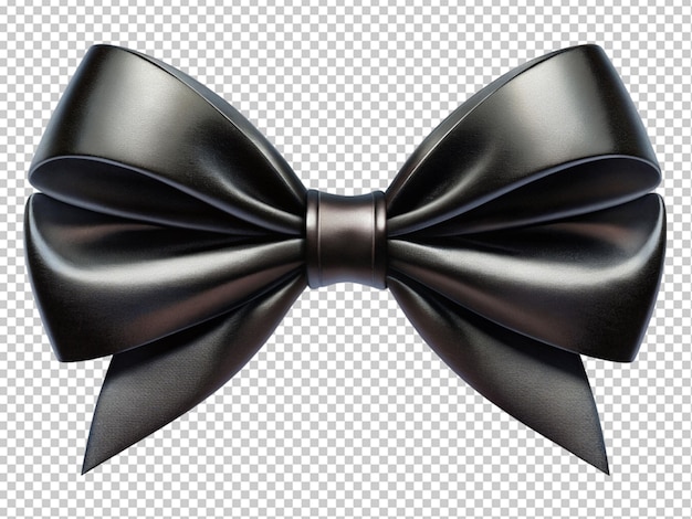 PSD black bow