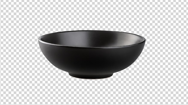 PSD 透明な背景に隔離された黒い鉢