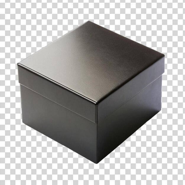 PSD black box isolated on transparent background