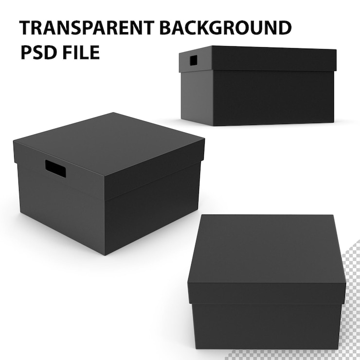 PSD black box png