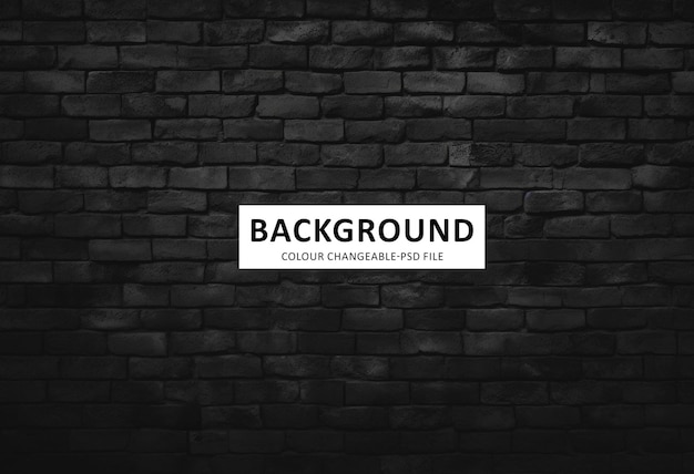 PSD black brick wall background black brick wall texture