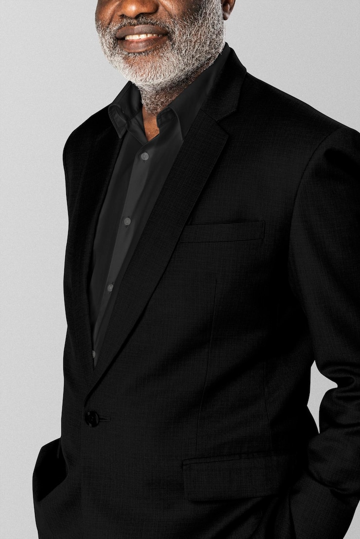 PSD black business suit mockup psd formal attire men39s apparel