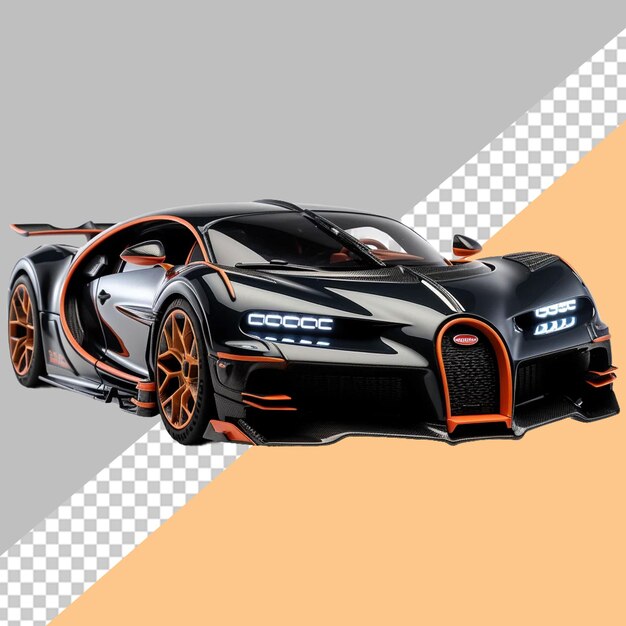 PSD carro giocattolo colore nero png