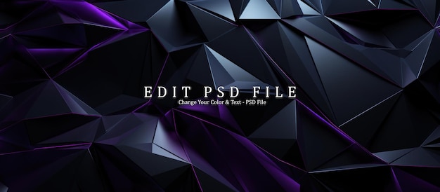 PSD black deep purple abstract modern background