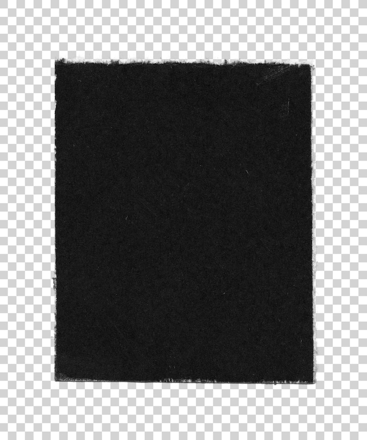 PSD black fabric with a white background