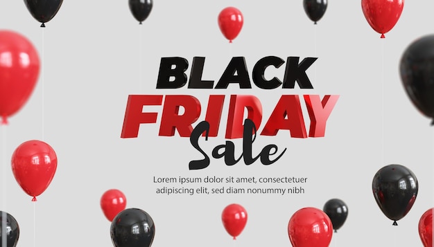 black fiday sale promotion banner template