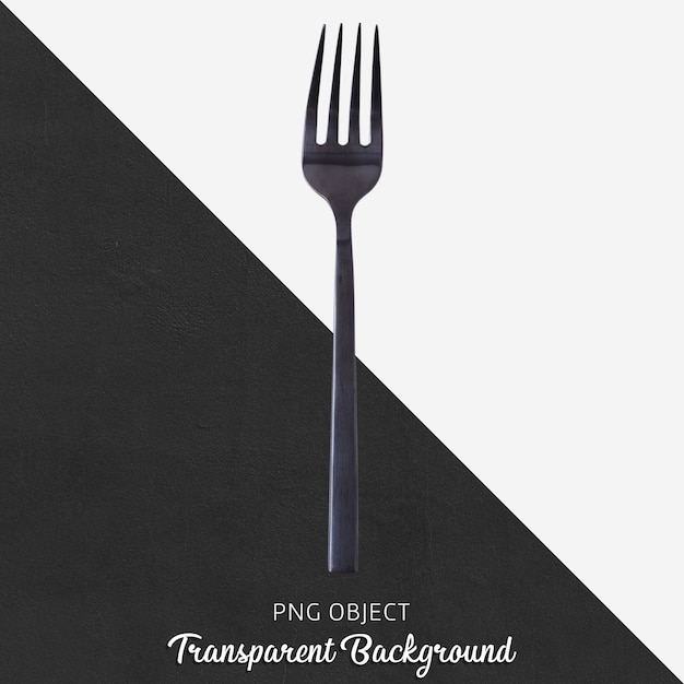 Black food fork