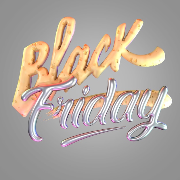 Black Friday 3D Rendering