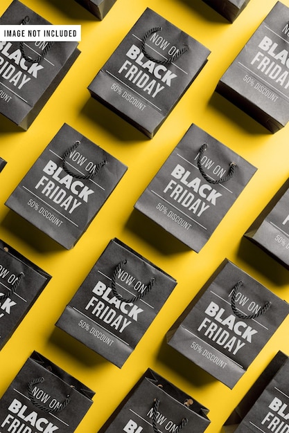 Black Friday Bag Mockup