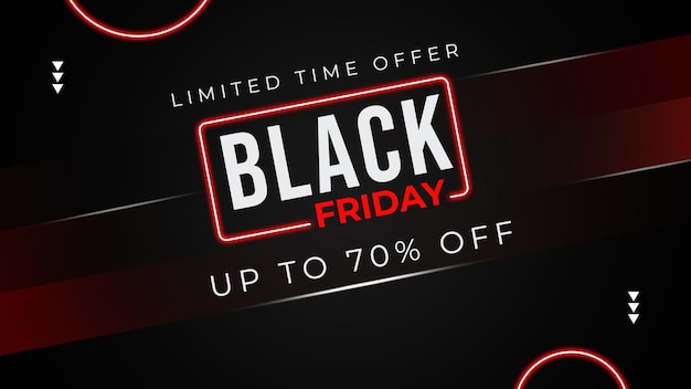 Black friday bonanza dynamic design template for unbeatable deals