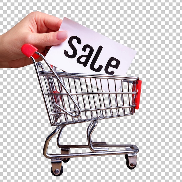 Black Friday Concept 3D Text In Cart