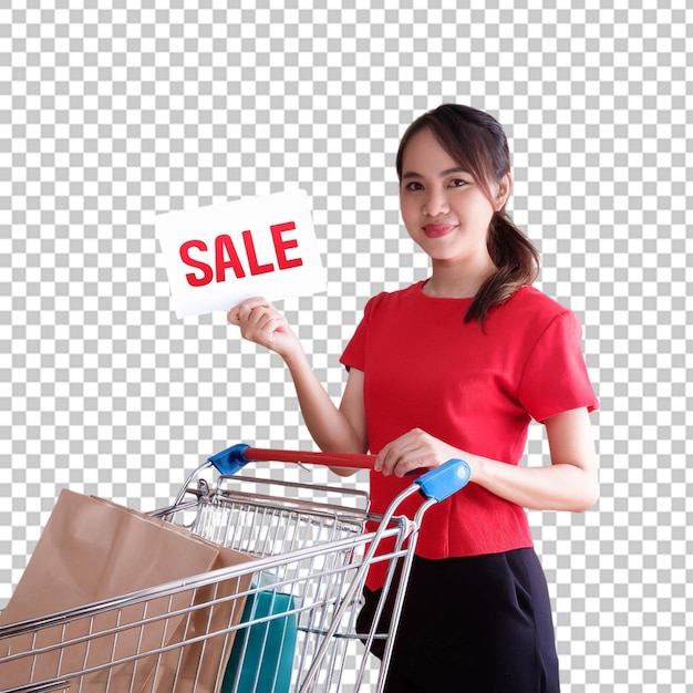 블랙 프라이데이 컨셉 3D 텍스트 인 카트