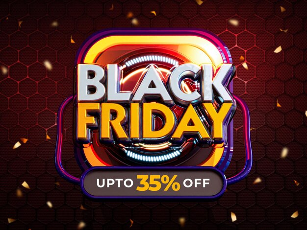 Black Friday Discount Sale Banner Design Template