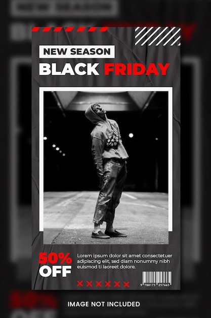 PSD black friday fashion sale template