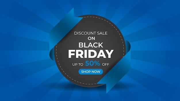 Black Friday Fashion Sale Web Banner Design Template