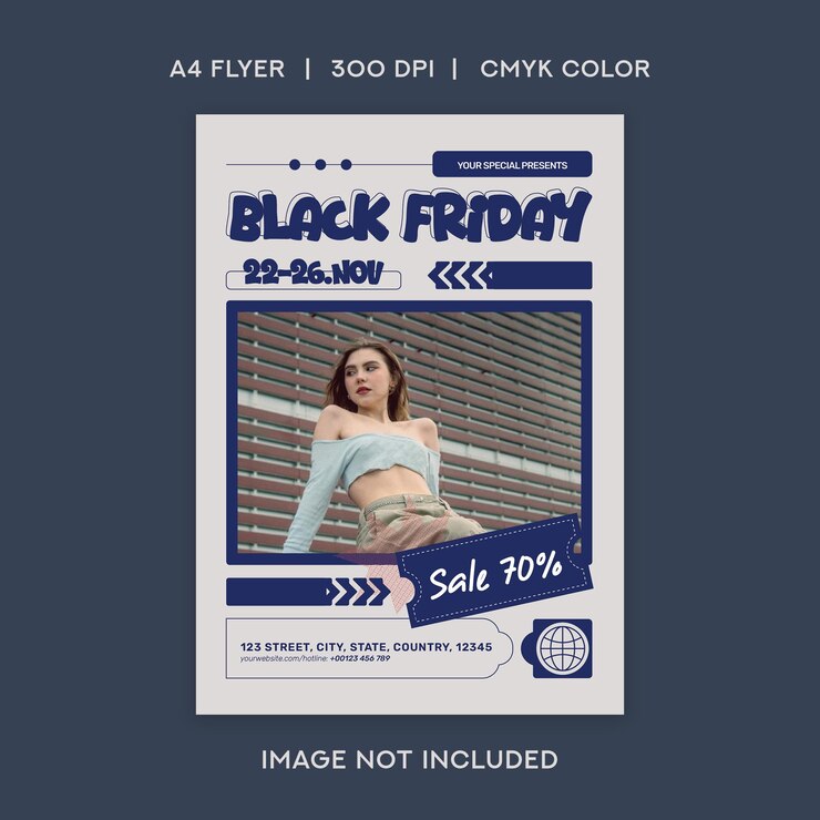 PSD ブラック・フライデー・フライヤー