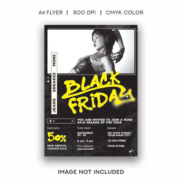 Black friday flyer