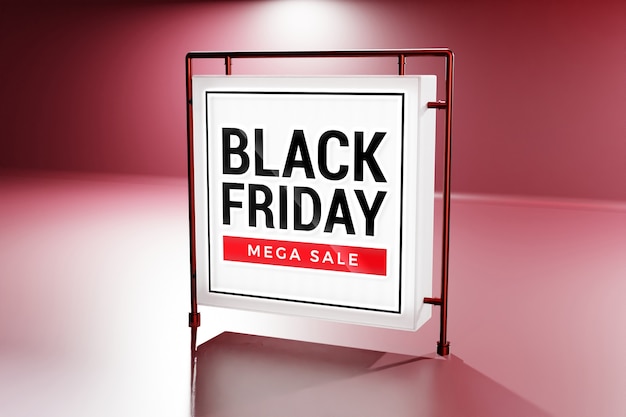 PSD black friday mockup