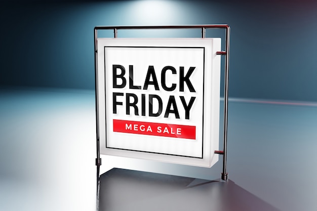 PSD black friday mockup