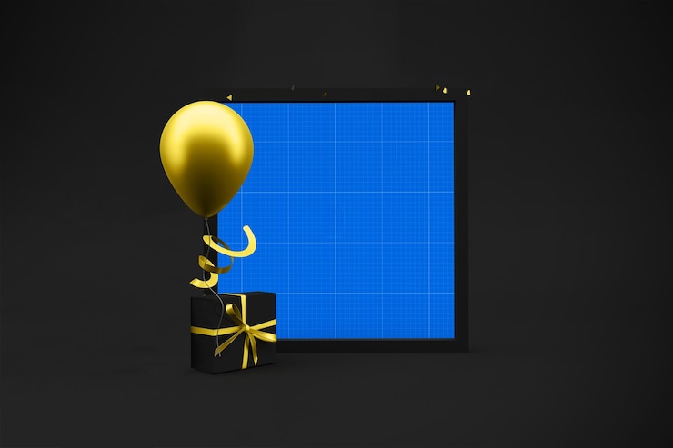 PSD black friday mockup