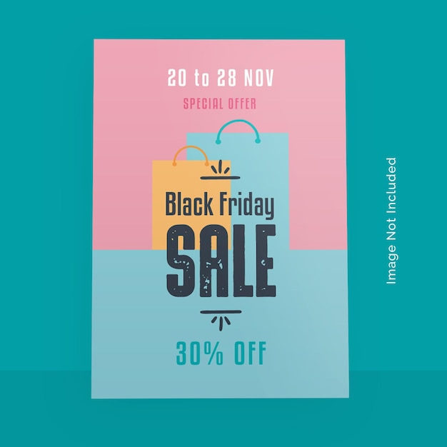 Black friday poster design