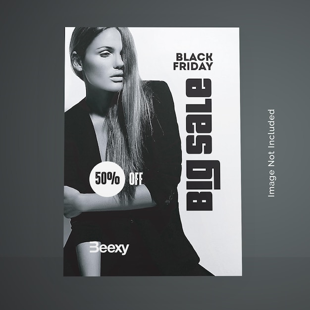 PSD black friday poster design